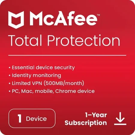 McAfee – Total Protection (1 Device)